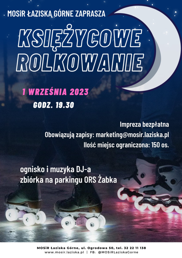 Plakat ze szczegółami wydarzenia