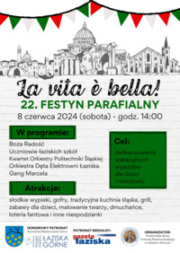 Plakat ze szczegółami wydarzenia