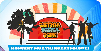 Letnia Scena MDK: Koncert muzyki rozrywkowej w wykonaniu Orkiestry Dętej Tauron 8 września 2025r.,  godz. 18:00, wstęp wolny