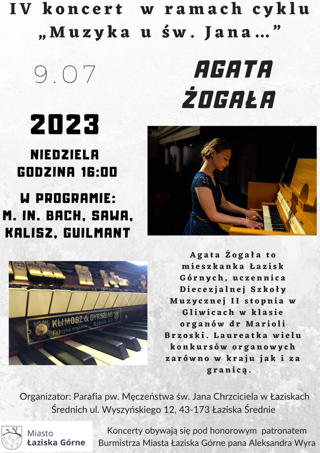 Plakat ze szczegółami wydarzenia