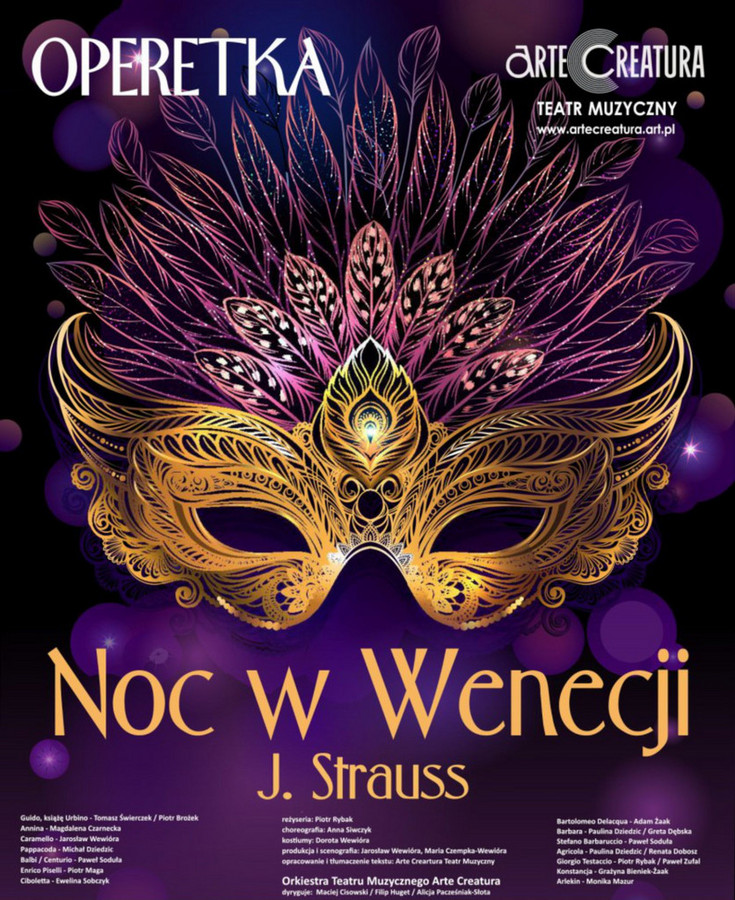 Plakat ze szczegółami wydarzenia.