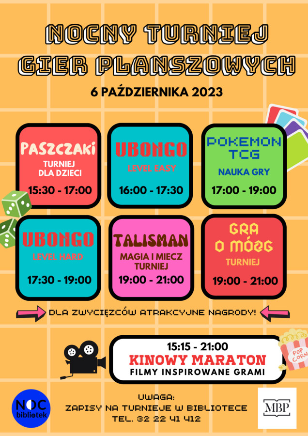 Plakat ze szczegółami wydarzenia