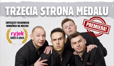 Plakat wydarzenia: Kabaret Trzecia Strona. Szczegóły w artykule.