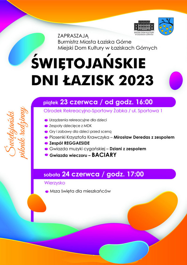 Plakat ze szczegółami wydarzenia.