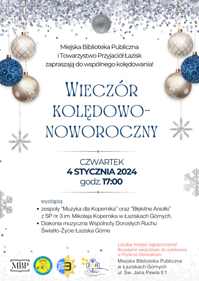 Plakat ze szczegółami wydarzenia zawartymi w tekście.