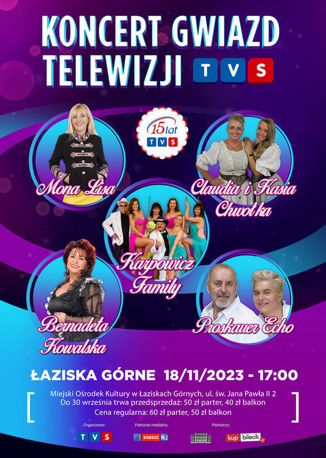 Plakat ze szczegółami wydarzenia