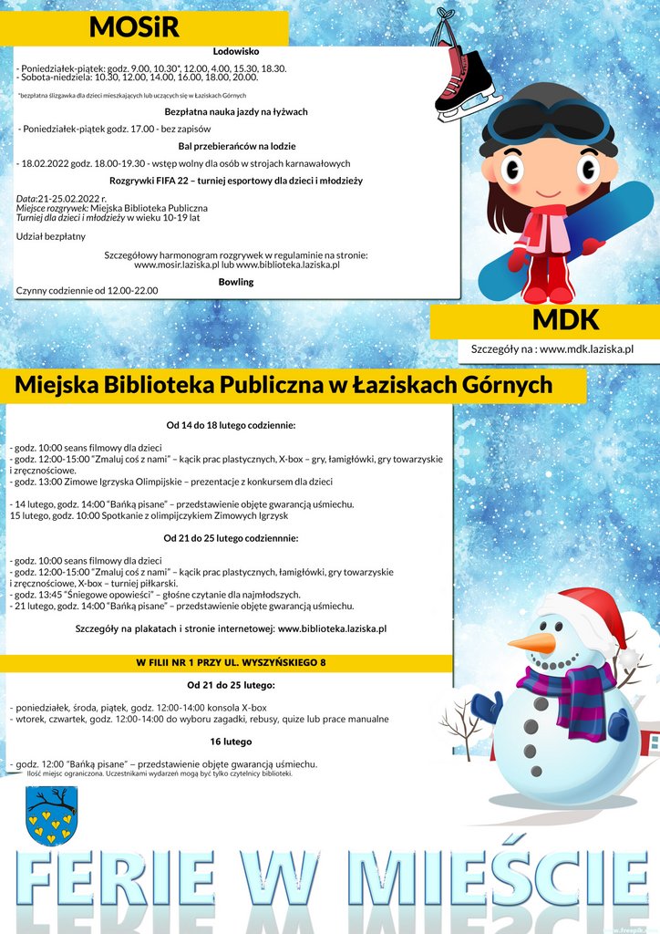 Oferta placówek miejskich