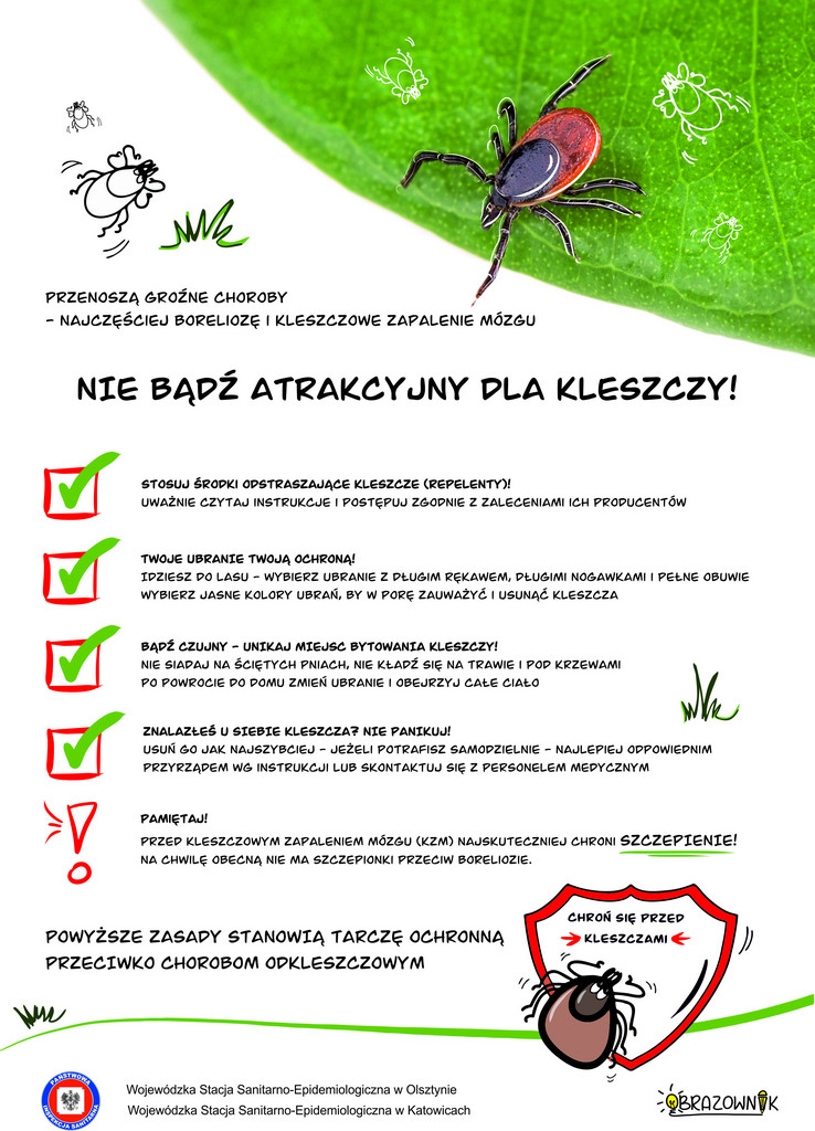 Plakat kampanii z informacjami które są w tekście.