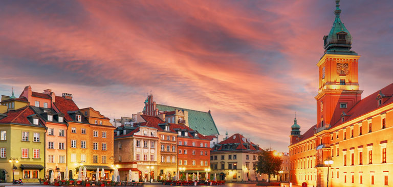 Zdjęcie Starego Miasta w Warszawie