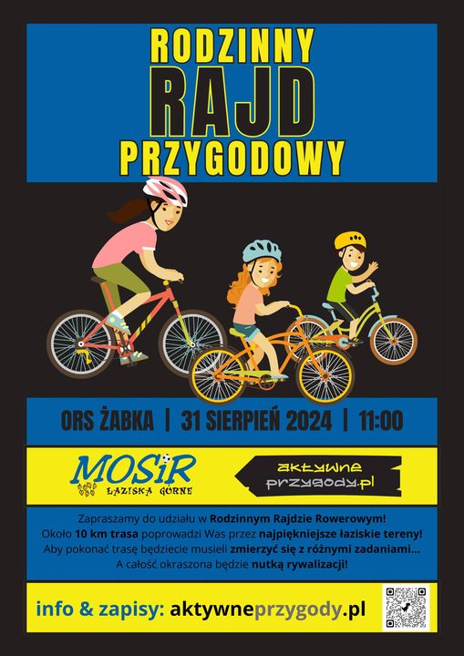 Plakat wydarzenia Rodzinny Rajd Przygodowy